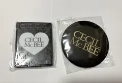 セシルマクビー CECIL Mc BEE ガチャガチャ 鏡 缶バッジ
