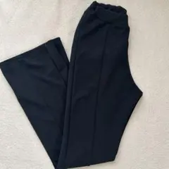 フレアパンツ　ブラック　160 女の子のサムネイル
