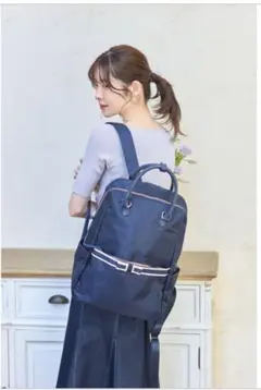 【新品】Tocco Closet ワーク&マザー2wayリュック ネイビー