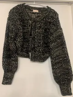 RESEXXY グリッタールーズニットカーディガン