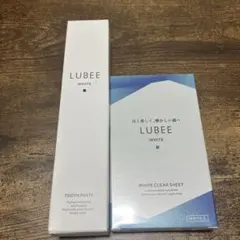 【新品】ルビー 歯磨き粉 ホワイト二ング LUBEE WHITE シートセット