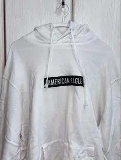 AMERICAN EAGLE ホワイト パーカー