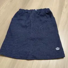 BABY DOLL ネイビー ミニスカート 130