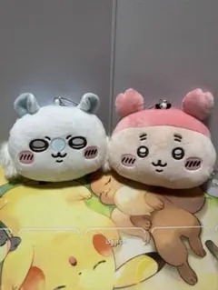 ちいかわ　ぬいぐるみパスケースポーチ2 モモンガ　古本屋