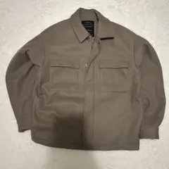 【古着】ベージュ ジップアップジャケット　RAGEBLUE