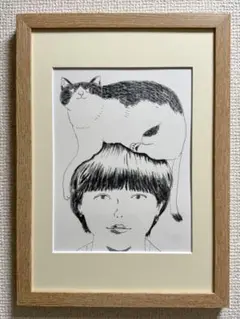 猫の画家　小沢良吉　珍品肉筆原画 完品挿絵 小沢良吉 珍品肉筆原画 完品挿絵 君死にたもうことなかれ - メルカリ