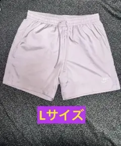 NIKE ナイキ フロー ウーブン ハーフパンツ パープル 刺繍ロゴ Lのサムネイル