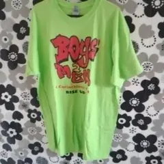 GILDAN BOYS' 2 MEN Tシャツ Lサイズ 蛍光グリーン