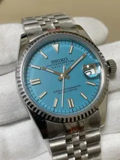 タ*シ様 NH35A搭載機械式自動巻オマージュMODベルト2本付新品未