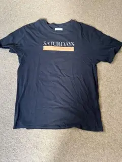 SATURDAYS ロゴ Tシャツ ネイビー