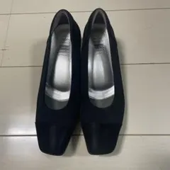 fitfit 黒いプレーンパンプス