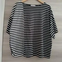 iCB ボーダー 半袖 Tシャツ カットソーのサムネイル