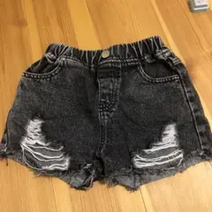 ダメージ加工 ハーフパンツ