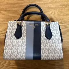 MICHAEL KORS （マイケルコース）ハンドバッグ ベージュ/ネイビー