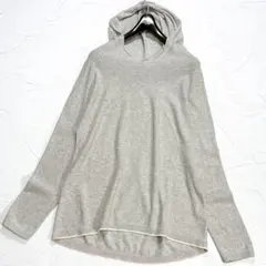 美品✨2025　nume　パラスパレス　ニットパーカー　配色　パイピング　日本製