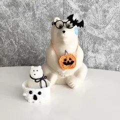 しろくま貯金箱　着せ替え　ハロウィン