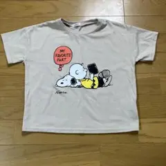 110cm Tシャツ　カットソー　ハーフパンツ　スヌーピー