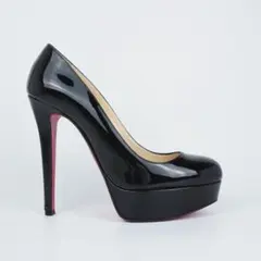 EU37.5 Christian Louboutin 黒ハイヒール 箱付　超美品のサムネイル