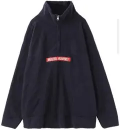 未使用ミルクフェド フリース ハーフジップアッププルオーバーMILKFED.