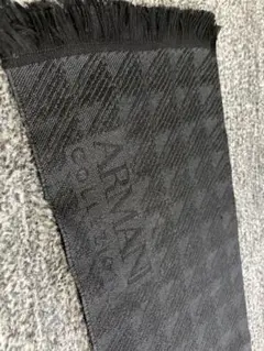 ARMANI COLLEZIONI ブラック マフラー ストール