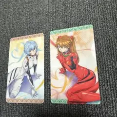 エヴァンゲリオン エヴァストア 特典 ARカード レイ、アスカ