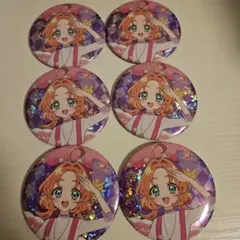 名探偵プリキュア! 明智あんな キュアアンサー ホログラム缶バッジ 6個セット