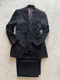 ポールスミス セットアップスーツ ポケット花柄デザイン ブラック 黒 L