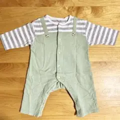 サロペット風ロンパース　70サイズ　綿100%