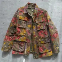 花柄 ミリタリージャケット Mサイズ