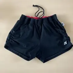 ヨネックス ショートパンツ 黒 赤ウエスト