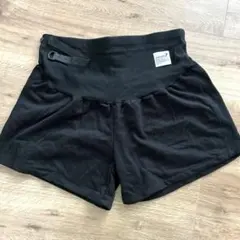 マタニティ　ショートパンツ　黒