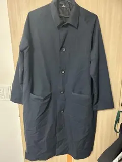 MONO-MART ネイビー ステンカラーコート