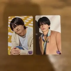 timelesz 松島聡＆猪俣周杜 初回A B盤 両面トレカセット