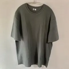 UNIQLO U クルーネックワッフルTシャツ