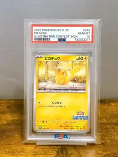 【PSA10】ピカチュウ イラストコンテス2024 プロモ 242/SV-P美品