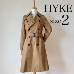 상태좋음 HYKE ベージュ トレンチコート サイズ2