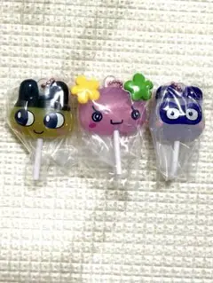 たまごっち カラフルキャンディチャーム まめっち ますくっち ふらわっち