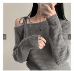 フェザーニットダブルジップショート丈トップス［Ws09］