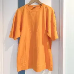 希少カラー Champion リバースウィーブ Tシャツ オレンジ 目付 90s