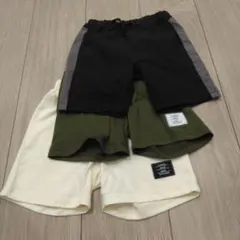 CLASSIC WEAR ハーフパンツ 半ズボン3点セット キッズ 子供 100