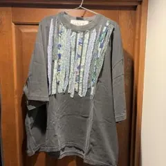 dahl'ia リメイク Tシャツ グレーのサムネイル