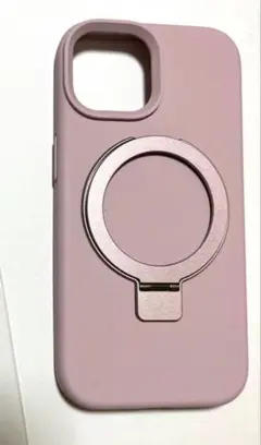 【美品】iphone15ケース シリコン ピンク magsafe