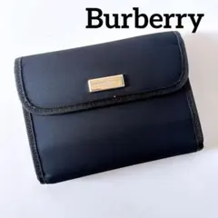 BURBERRY バーバリー 二つ折り財布 ナイロン パスケース ノバチェック