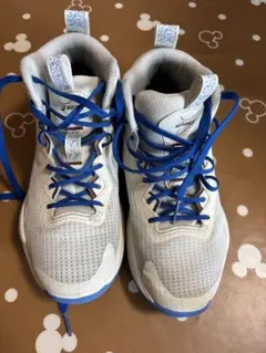 asics バスケットボールシューズ ジュニア　ホワイト/ブルー