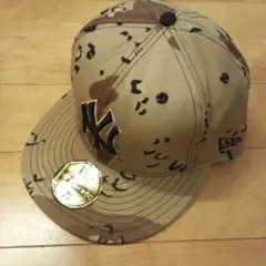 ビンテージ　New Era 59FIFTY チョコチップ柄キャップ 7 5/8