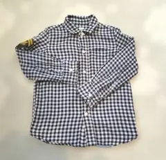 GAP KIDS チェック柄長袖シャツ XS (4-5)