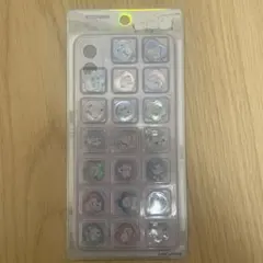 シマエナガ　おはじきシール　kira⭐︎coro