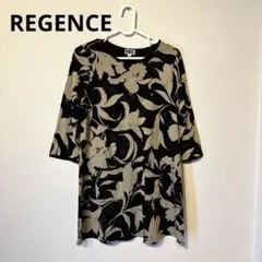 REGENCE レジァンス　花柄 長袖 カットソー 40サイズのサムネイル