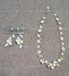 ネックレス イヤリング イヤカフ アクセサリー ビーズ レディース パール 小物