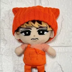 オレンジ　ネコ耳　ニット帽子　すのチル　ぬい服SnowMan 向井康二